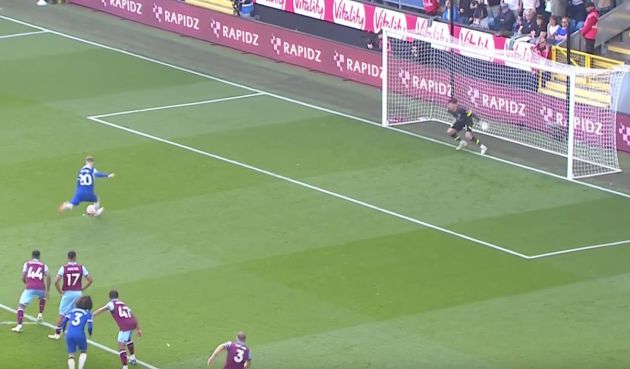 Burnley Chelsea Cole Palmer Opens Account From Penalty Spot