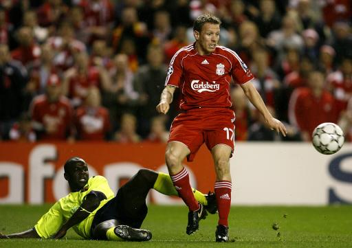 Soccer - UEFA Champions League - First Knockout Round - Second Leg - Liverpool v Barcelona - Anfield