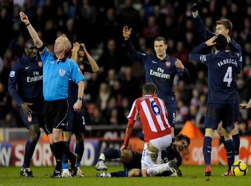 Arsenal fans never forgave Ryan Shawcross for injuring Aaron Ramsey