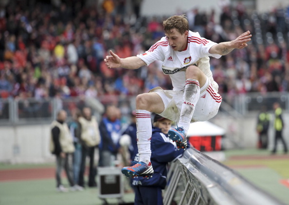 Leverkusen's German striker Stefan Kiess