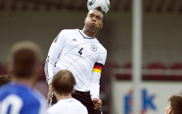 Germany captain Jonathan Tah. U17 Germany v U17 San Marino. UEFA under 17 Euro qualifier. Myllykoski, Finland. Photo: Jussi Eskola / Getty Images