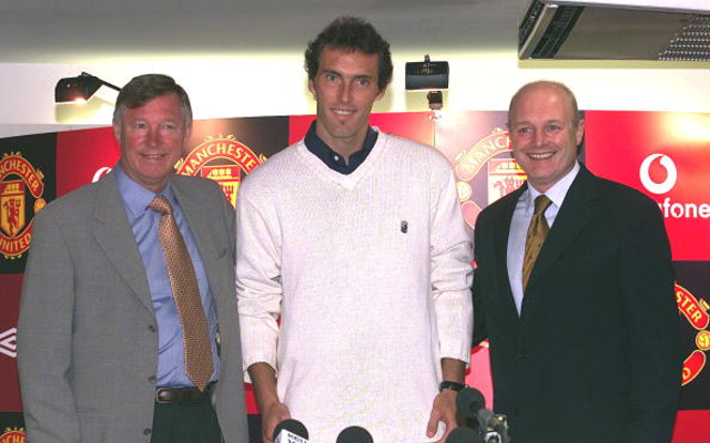 Laurent Blanc + Alex Ferguson Manchester United