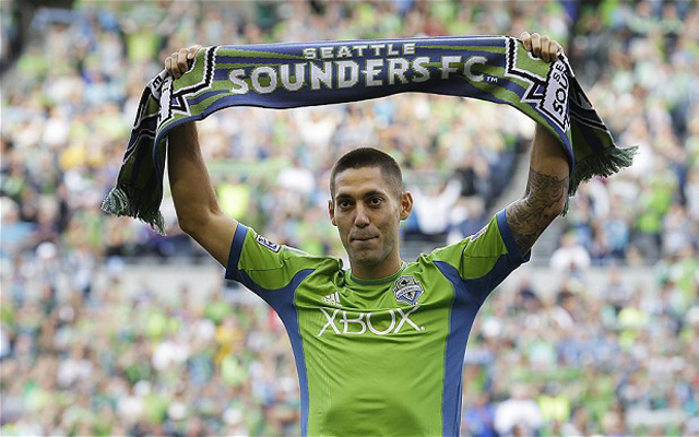 Clint Dempsey Seattle Sounders unveiling