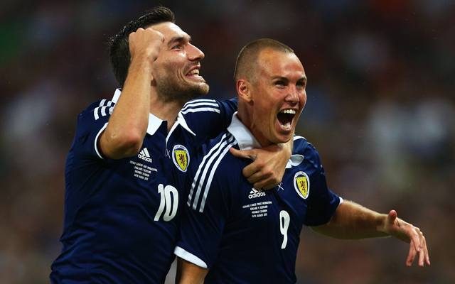 Kenny Miller + Robert Snodgrass Scotland