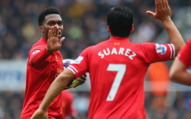 Daniel Sturridge Luis Suarez Liverpool