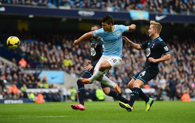 Aguero Tottenham