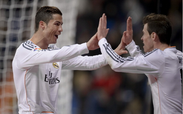 Cristiano Ronaldo Gareth Bale Real Madrid