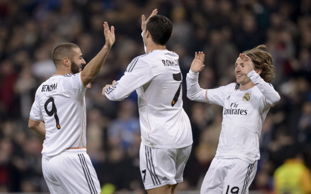 Karim Benzema Cristiano Ronaldo Luka Modric Real Madrid