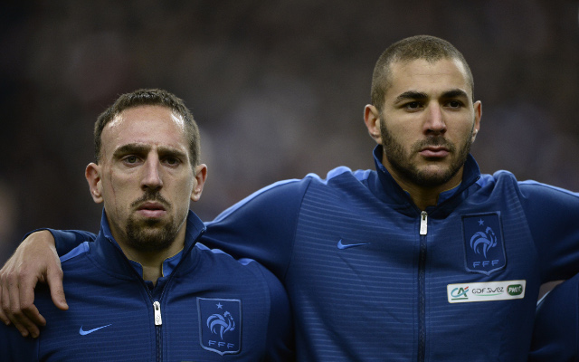 Franck Ribery Karim Benzema