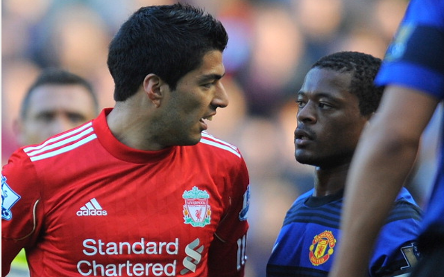 Luis Suarez Patrice Evra