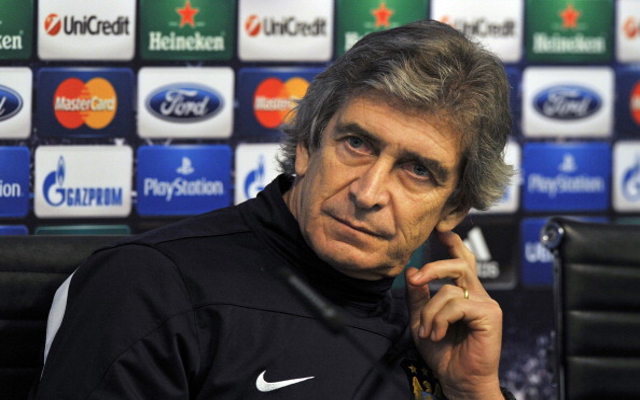 Manuel Pellegrini Man City