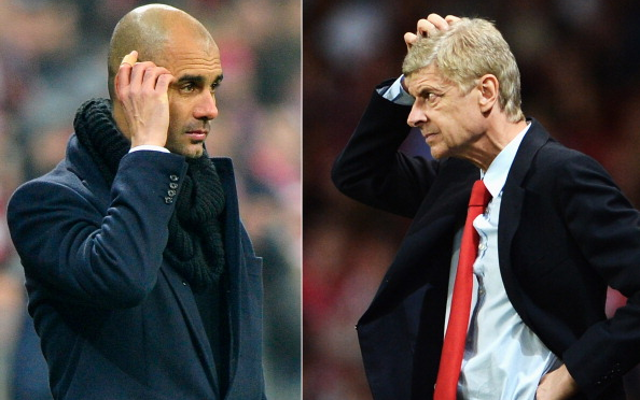 Pep Guardiola Arsene Wenger