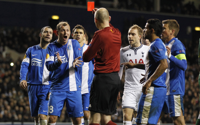 Roman Zozulya Dnipro sent-off