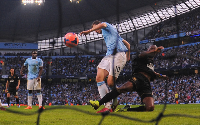 Emmerson Boyce Wigan Edin Dzeko Man City