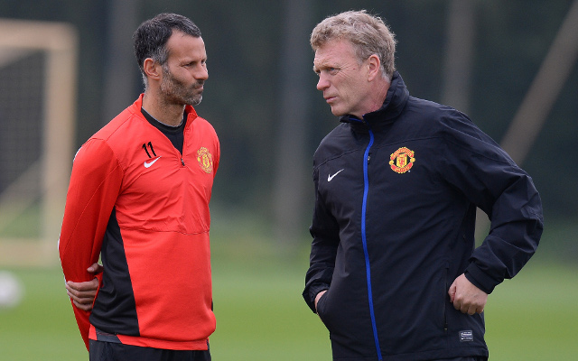 Ryan Giggs David Moyes Manchester United