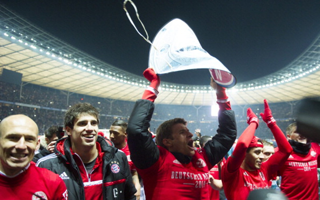 Thomas Muller Javi Martinez Arjen Robben Bayern Munich