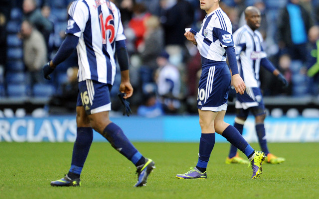 West Brom Sock change