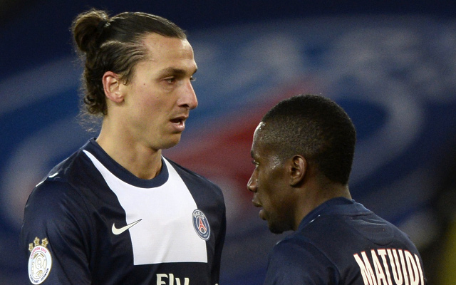 Zlatan Ibrahimovic Blaise Matuidi PSG