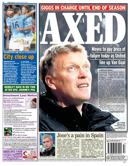 David Moyes Daily Express