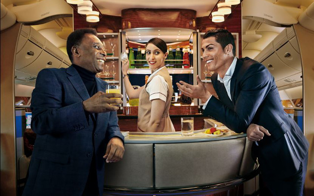 Emirates Airlines Pele Cristiano Ronaldo