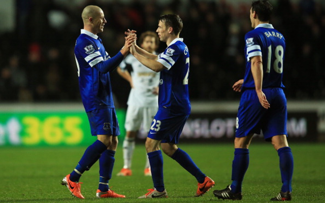 Ross Barkley Seamus Coleman Everton