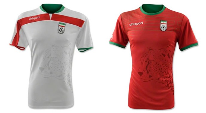 iran world cup kits