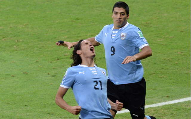 Edinson Cavani Luis Suarez Liverpool