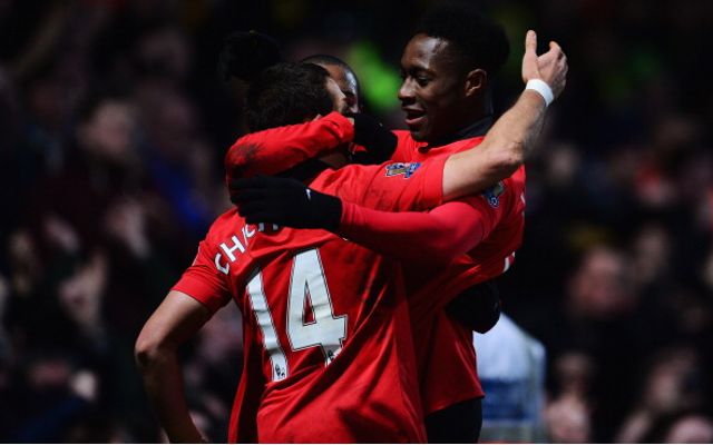 Javier Hernandez Danny Welbeck Man United
