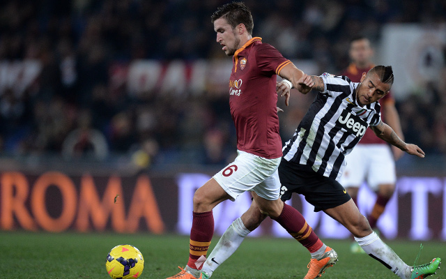 Kevin Strootman Roma Arturo Vidal Juventus