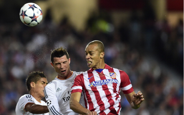 Miranda Atletico Madrid Cristiano Ronaldo Raphael Varane Real Madrid