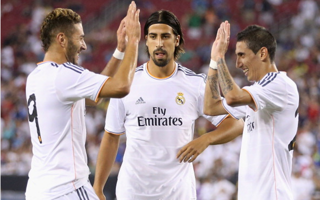 Sami Khedira Angel di Maria Real Madrid