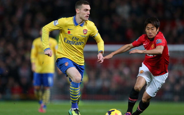 Thomas Vermaelen Arsenal Shinji Kagawa Mancheser United