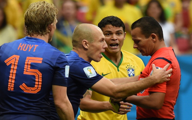Arjen Robben Thiago Silva