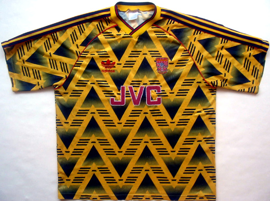 Arsenal away 1992-93