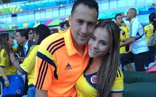 Jesica Sterling, David Ospina's wife