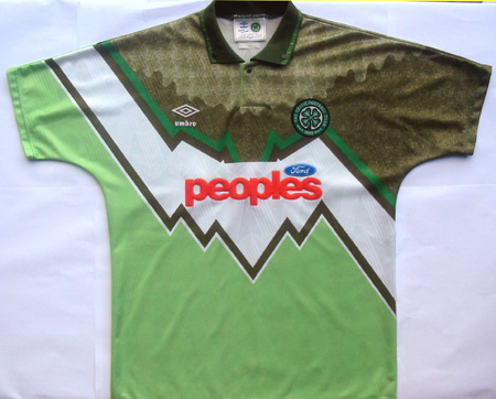 Celtic away 1991-92