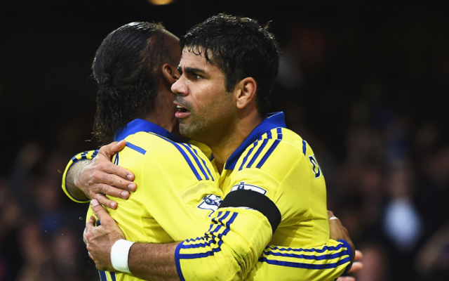Diego Costa Didier Drogba Chelsea Everton