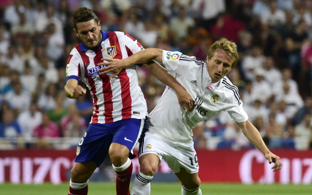 Koke Atletico Madrid Luka Modric Real Madrid