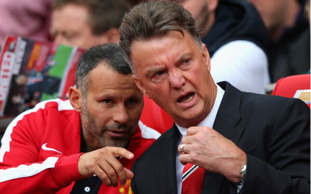 Louis Van Gaal Ryan Giggs Man United