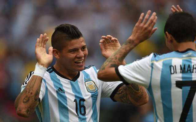 Marcos Rojo Angel di Maria Argentina