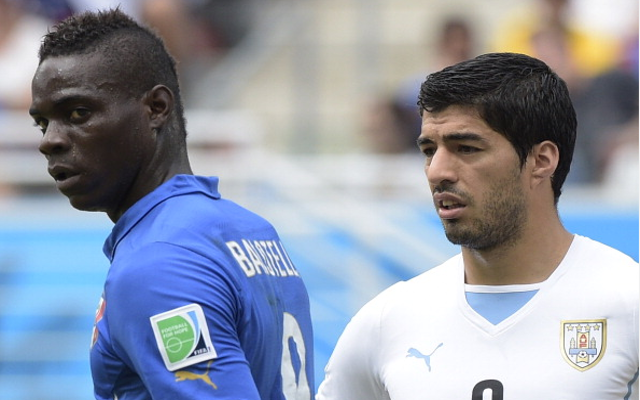 Mario Balotelli Luis Suarez