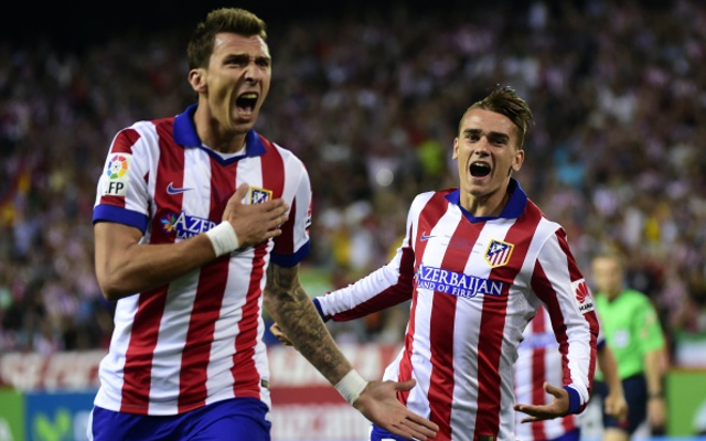 Mario Mandzukic Antoine Griezmann Atletico Madrid