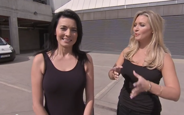 Natalie Sawyer and Hayley McQueen