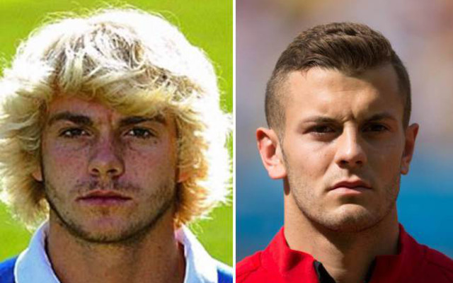 Portsmouth's Jack Whatmough and Arsenal’s Jack Wilshere