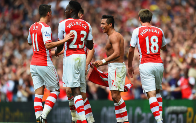 Alexis Sanchez Arsenal Man City goal