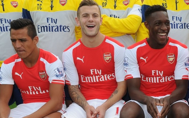 Alexis, Wilshere, Welbeck, (Arsenal)