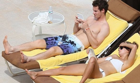 Andy Murray and girlfriend Kir Sears