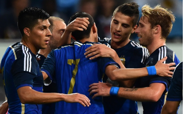 Angel di Maria Erik Lamela Argentina