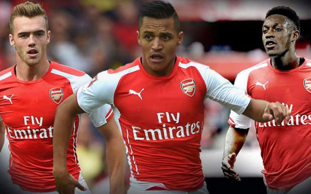 Arsenal Alexis Sanchez Danny Welbeck Calum Chambers