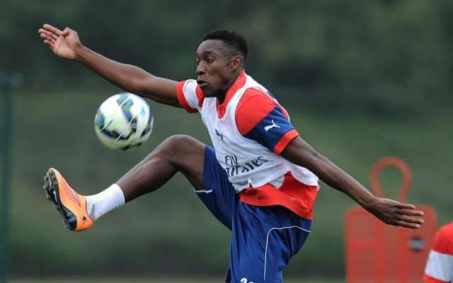 Danny Welbeck Arsenal training